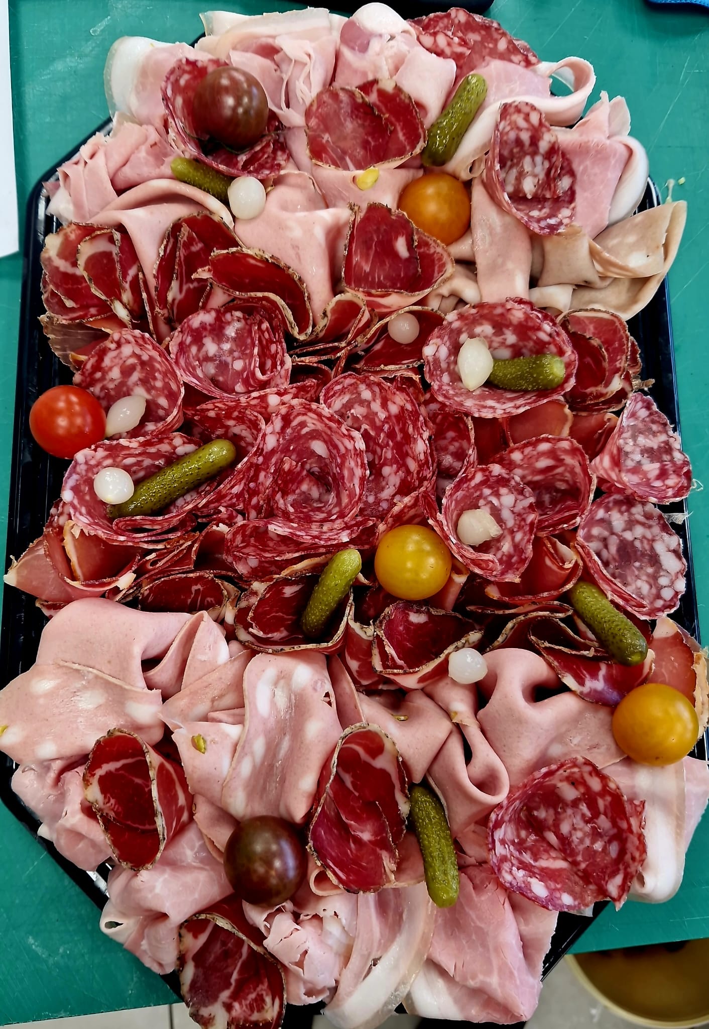 Présentation de charcuterie